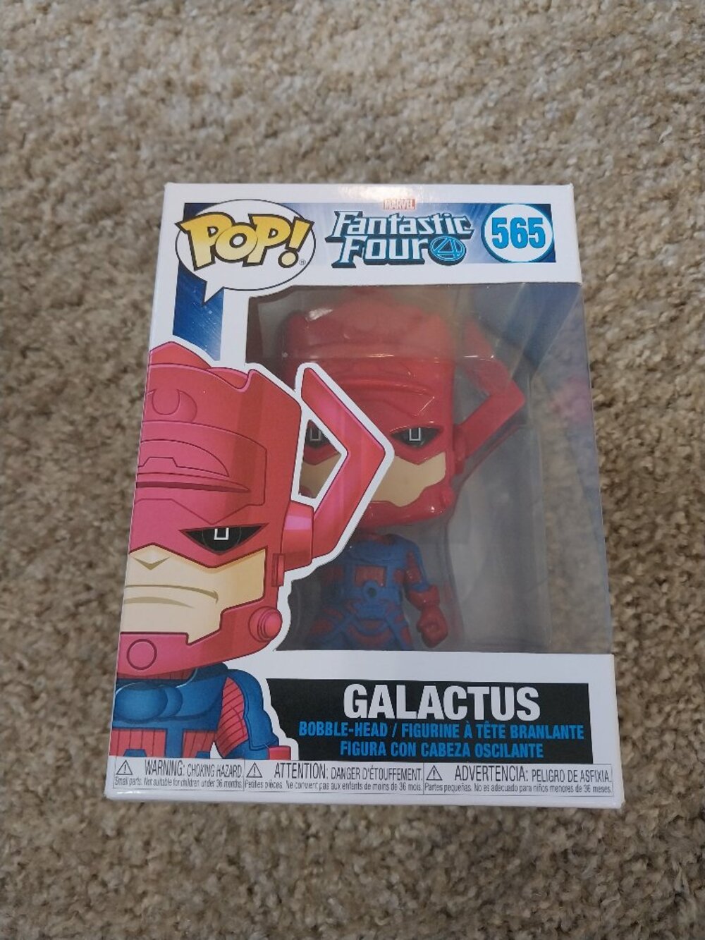 Galactus Funko  Fantastic Four pop with box